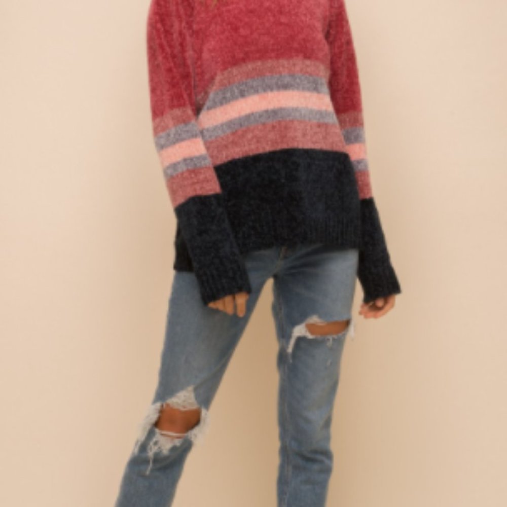 Color block sweater - Picture 3 of 3